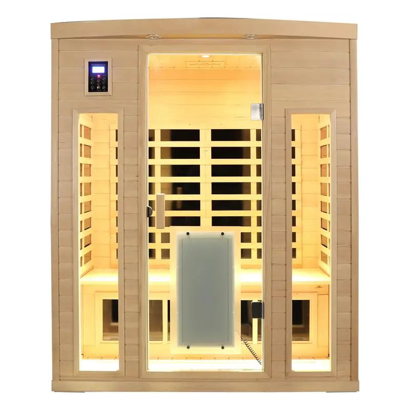 Low EMF 3-Person Far Infrared Sauna Room – Enhanced Relaxation and Detoxification Experience
