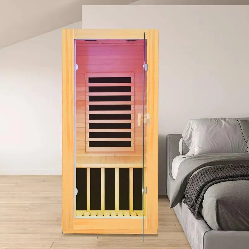 Single Infrared Sauna Room - Personal Heat Therapy Solution for Relaxation and Detoxification