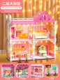Kids Toy Play House Girl Little Princess House Girl Castle Doll House Birthday Gift over 3 Years Old 6