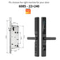 TUYA WIFI Waterproof Outdoor Fingerprint Lock APP RFID Card Password Keyless Smart Electronic Door Lock Aluminum/Glass Sliding