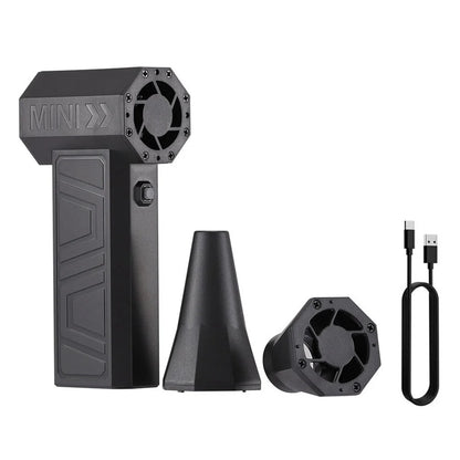 130000RPM Mini Fan Electric Air Duster Adjustable wind speed Portable Fan Violent Blower Rechargeable  Car Cleaning