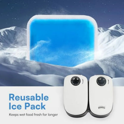 Automatic Cat and Dog Feeder with 1.5Cup Capacity for Scheduled Meals or Treats 48Hour Timer Functionality Ideal for Daily Feed