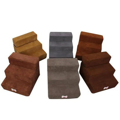 Small Dog Stairs Pet 3 Steps Stairs 30cm Height for Small Dog Cat Ramp Ladder Antislip Removable Dogs Bed Stairs Pet Supplies