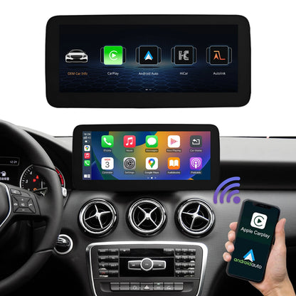 Road Top Touch Screen for Mercedes Benz B/A Class W176 CLA GLA W246 NTG4.5 Multimedia GPS With Carplay Android Auto Car Player