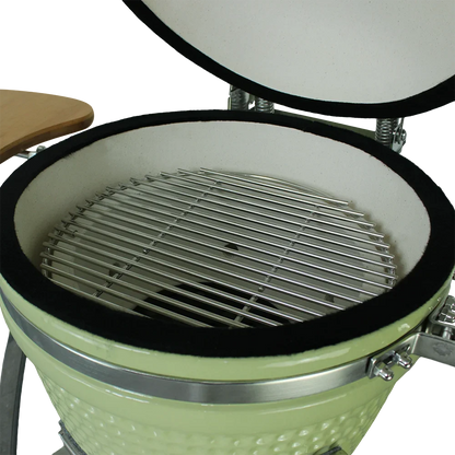 AUPLEX 16-Inch Kamado Barbecue Grill Outdoor Kitchen Smoker Bbq Egg