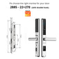 TUYA WIFI Waterproof Outdoor Fingerprint Lock APP RFID Card Password Keyless Smart Electronic Door Lock Aluminum/Glass Sliding