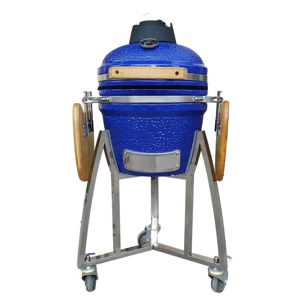 AUPLEX 16-Inch Kamado Barbecue Grill Outdoor Kitchen Smoker Bbq Egg