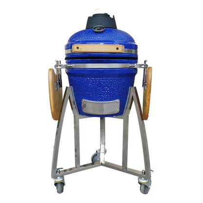 AUPLEX 16-Inch Kamado Barbecue Grill Outdoor Kitchen Smoker Bbq Egg