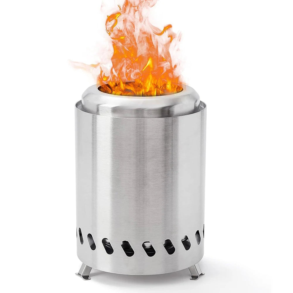 Smokeless Tabletop Fire Pit Indoor Outdoor Table Top Firepit Portable Mini Stove Wood Burning Or Pellet Fueled Portable Bonfire