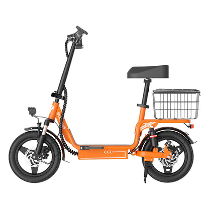 Bodywel T3 Electric Scooter Adults with Seat, 14“ Foldable E Scooter with 1000W Peak Power, 20 MPH, 22-31Miles Range Disc Brake