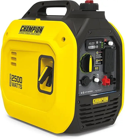 2025new-Ultralight 2500-Watt Portable Inverter Generator with Quiet Technology and Carbon Monoxide Shield by Champion Power Equi