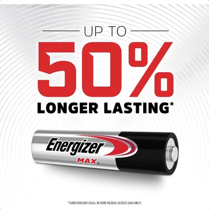 Energizer MAX AAA Batteries 24 Pack Triple A Alkaline Batteries