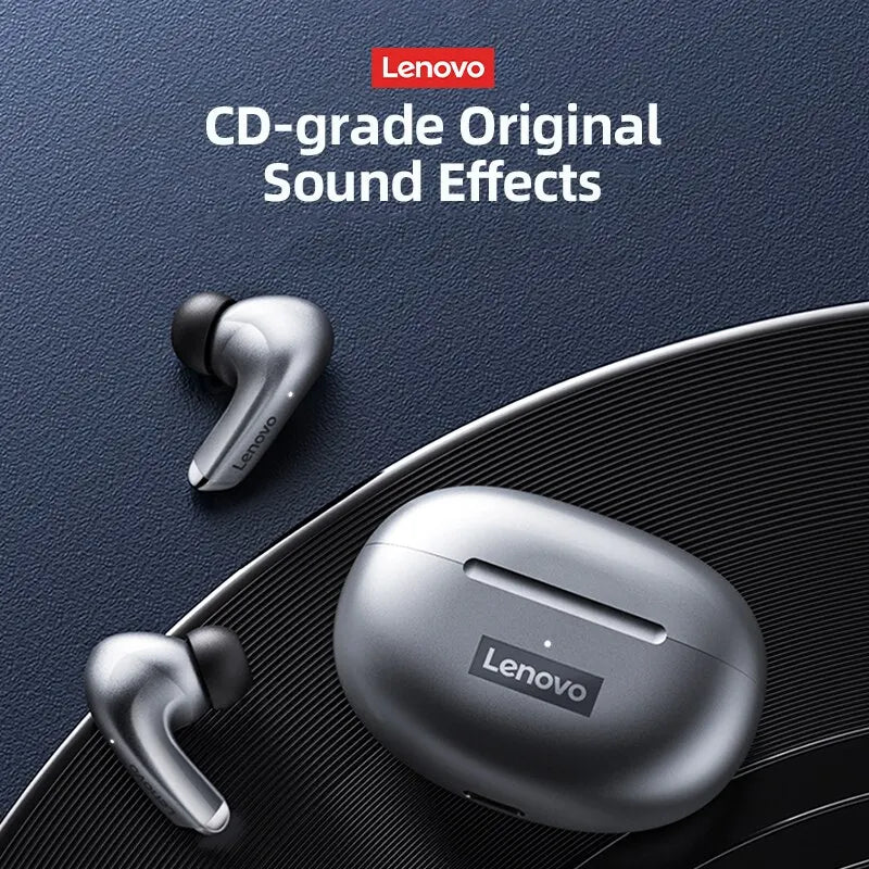 Lenovo LP5 Wireless Bluetooth Earbuds Stereo HiFi Music Earphones Headphones Sports Waterproof TWS Headset With Mic Earbuds New