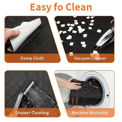 Dog Seat Cover, Pet Dog Seat Cover, Hammock Heavy Duty Scratch Resistant Anti Slip Durable Soft Pet Rear Seat Cover for Cars, keeps fur off vehicle's interior.