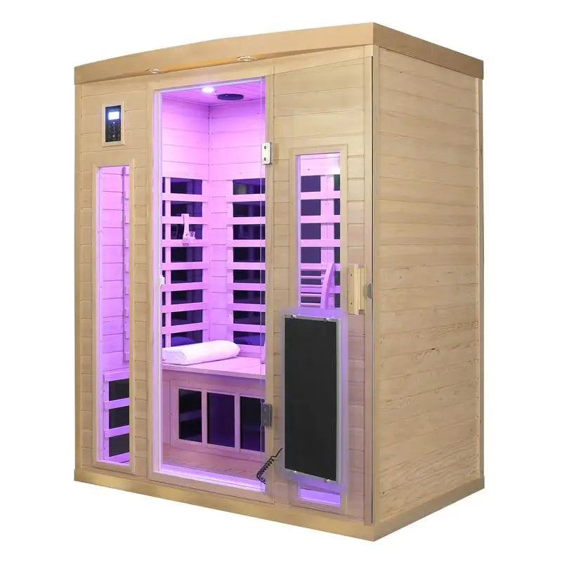 Low EMF 3-Person Far Infrared Sauna Room – Enhanced Relaxation and Detoxification Experience