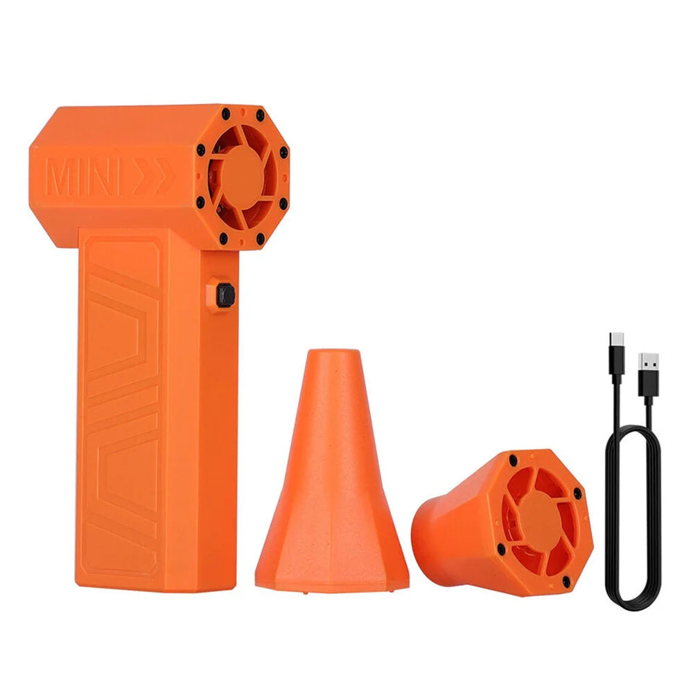 130000RPM Mini Fan Electric Air Duster Adjustable wind speed Portable Fan Violent Blower Rechargeable  Car Cleaning