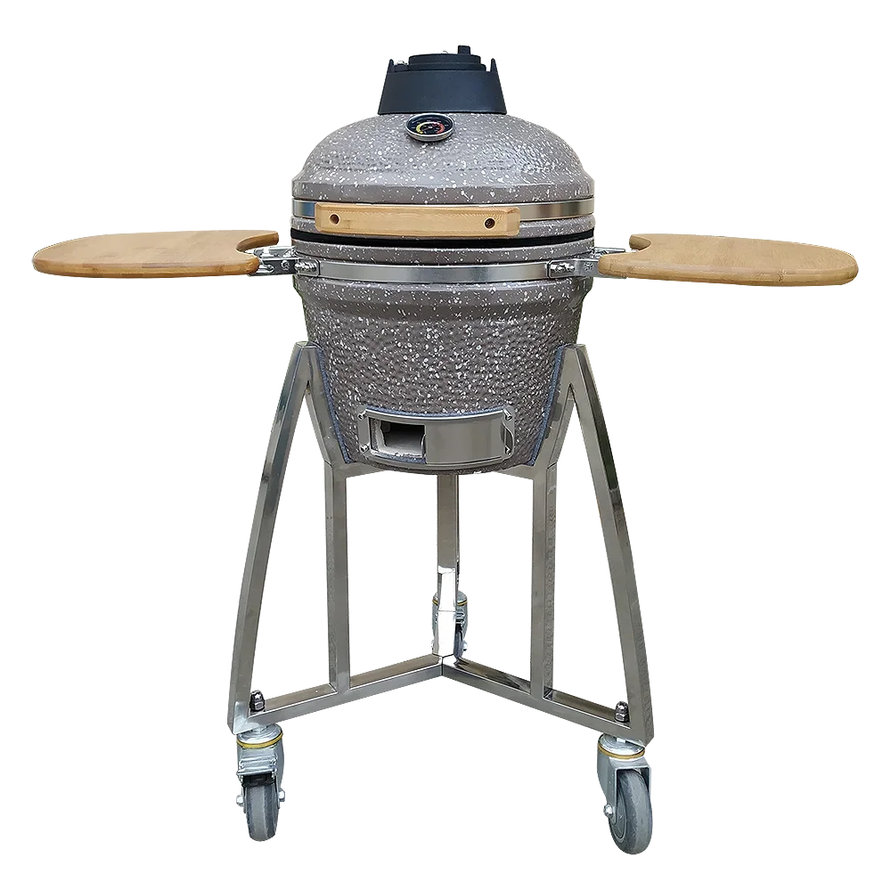 AUPLEX 16-Inch Kamado Barbecue Grill Outdoor Kitchen Smoker Bbq Egg