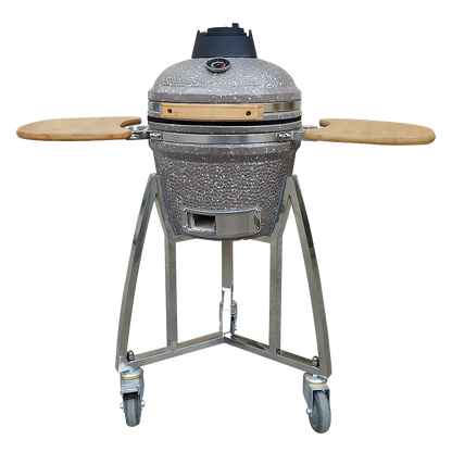 AUPLEX 16-Inch Kamado Barbecue Grill Outdoor Kitchen Smoker Bbq Egg