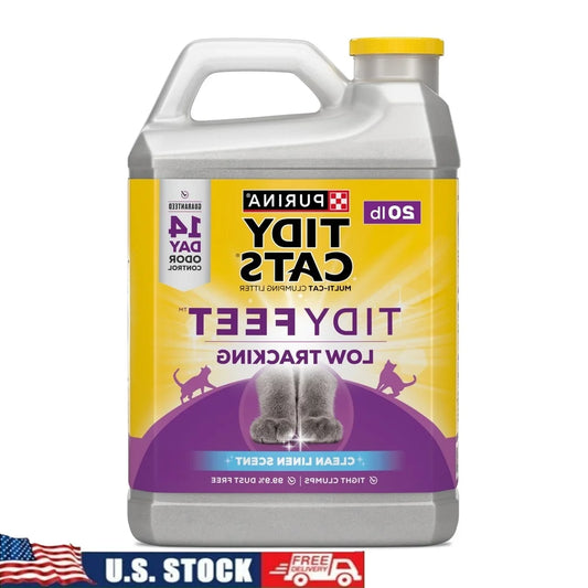Clumping Cat Litter Low Dust 14 Day Odor Control Easy Scoop 20 lb Jug Ideal Multiple Cats