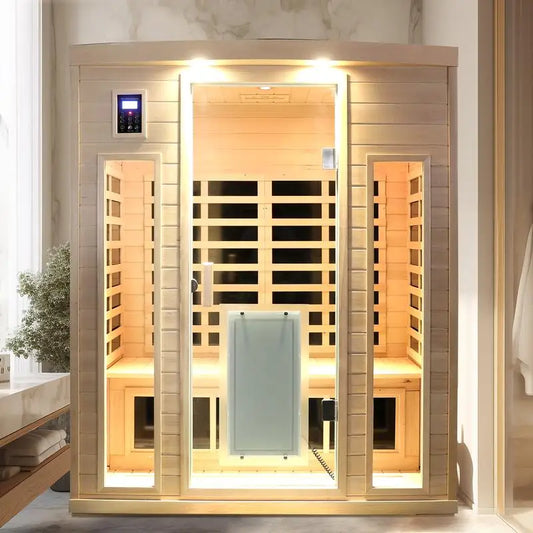 Low EMF 3-Person Far Infrared Sauna Room – Enhanced Relaxation and Detoxification Experience
