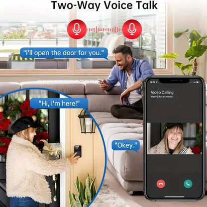 HD Wireless WiFi Visible Doorbell Camera Waterproof Video Door Bell Smart Outdoor Security Doorbell With Camera Vision Tools