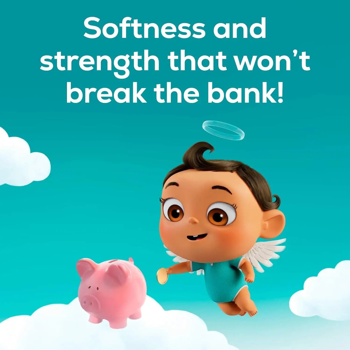 Soft Toilet Paper, 4/8/16/48 Mega Rolls = 16/32/64/192 Regular Rolls, Soft and Strong Toilet Tissue