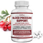 Blood Pressure Support Supplement - Supports Fat Metabolism, Blood Circulation, Healthy Brain, Heart, Blood Vessels