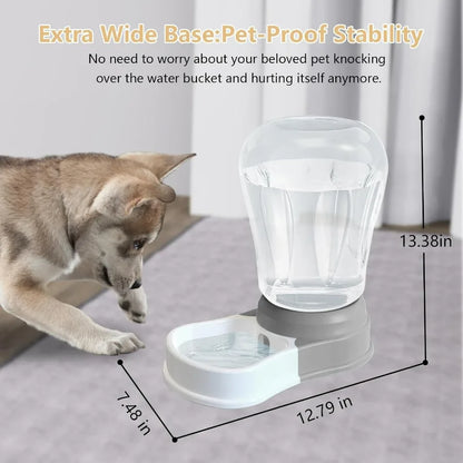 1.58 Gallon Automatic Dog Water Bowl Dispenser with Large Capacity Water Feeder for Cats and Dogs BPAFree Ideal for Continuous