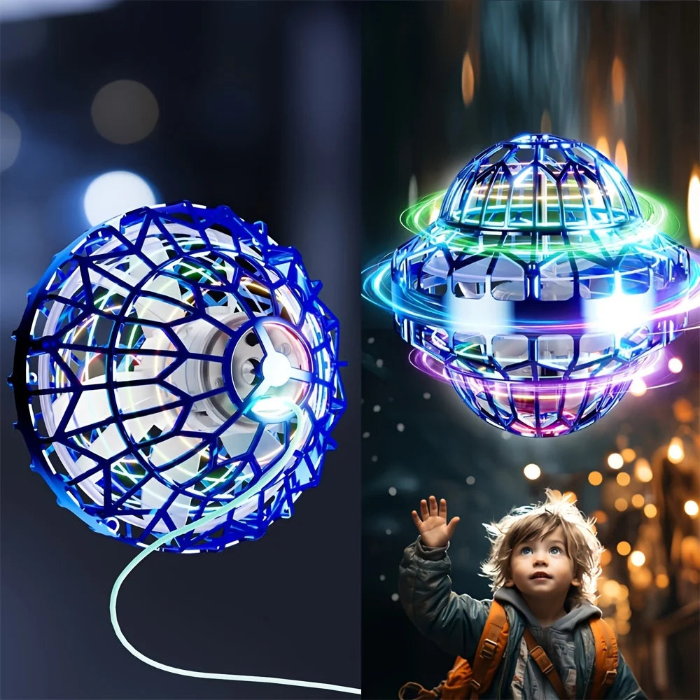 Smart Induction Flying Ball Toy, Hand-controlled Boomerang Hover Ball,Cosmic Saucer Flying Spinner Swing Ball,Toy gift  LYBMTWF