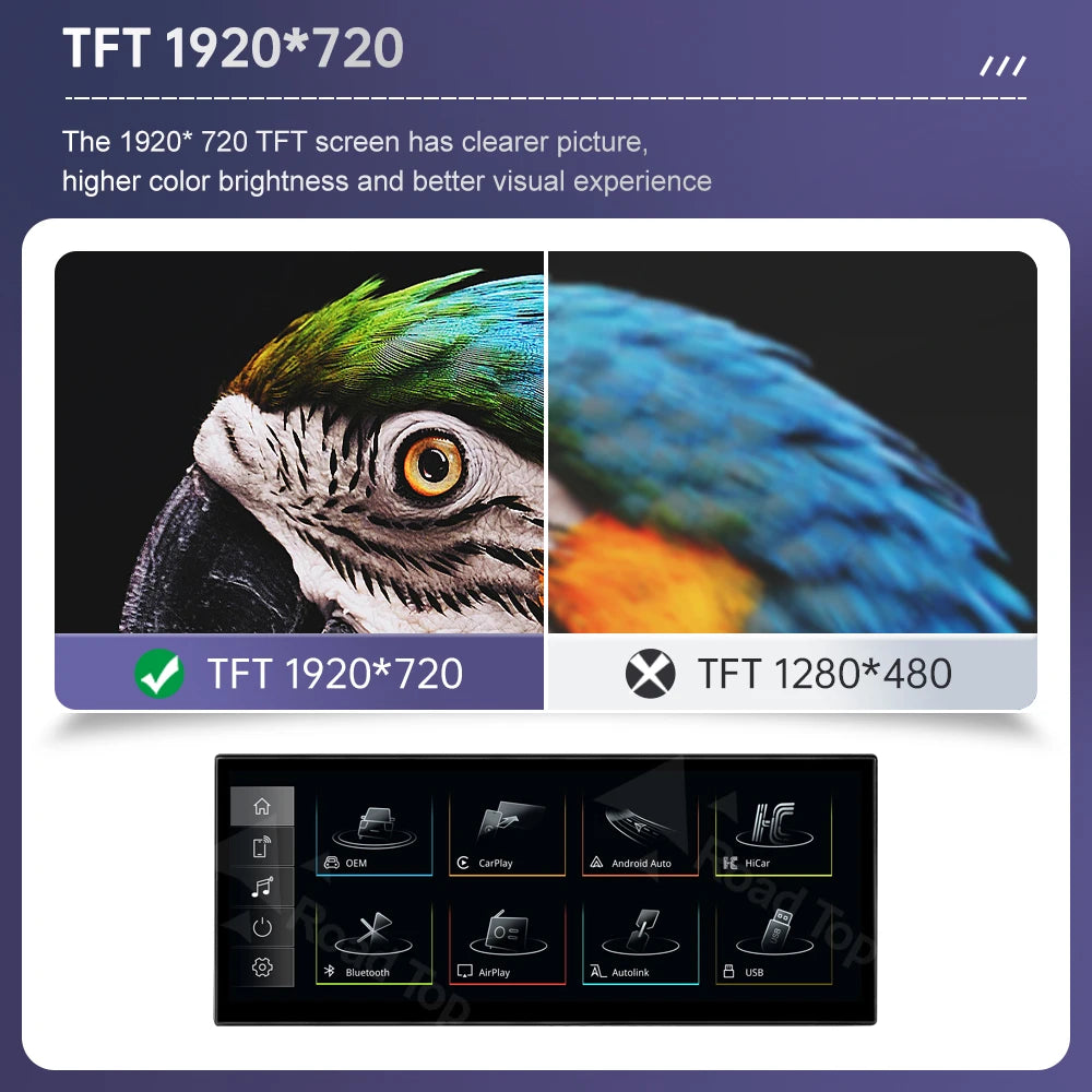 Road Top 12.3" Linux Screen Multimedia For Audi Q3 2013-2018 Wireless CarPlay Android Auto Airplay Car Radio Player