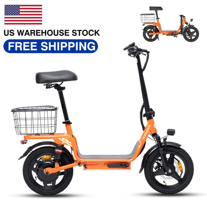1000W adult electric scooter,31 miles 20 MPH equipped with 14 inch tires, Foldable E Scooter with Basket Bodywel T3