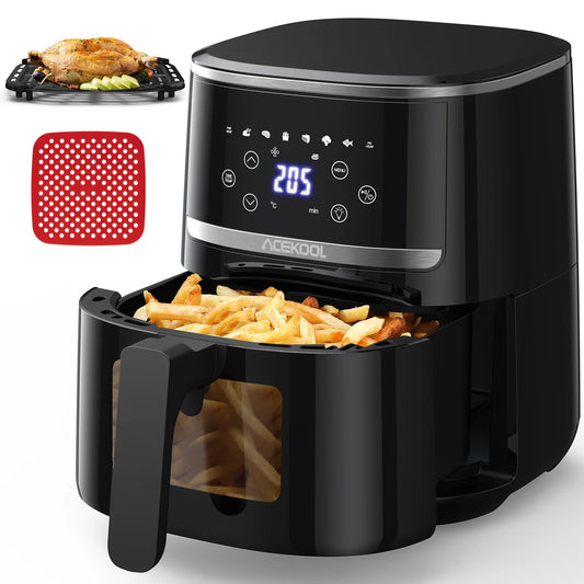 5 Quart Digital Display Air Fryer 8 Cooking Presets