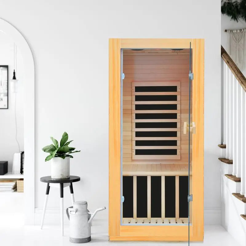 Single Infrared Sauna Room - Personal Heat Therapy Solution for Relaxation and Detoxification