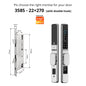 TUYA WIFI Waterproof Outdoor Fingerprint Lock APP RFID Card Password Keyless Smart Electronic Door Lock Aluminum/Glass Sliding