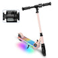 Kids Electric Scooter for Ages 6-14,150W Motor,4 Adjustable Height&Speed,LED Display&Colorful Lights,Best Gifts for Girls&Boys