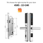 TUYA WIFI Waterproof Outdoor Fingerprint Lock APP RFID Card Password Keyless Smart Electronic Door Lock Aluminum/Glass Sliding