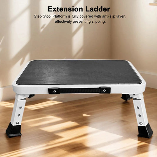 1 Step Foldable Heavy Duty Stepladder with Wide Pedal Lightweight Step Stool Ladder Stool for Adults Household Outdoor Indoor