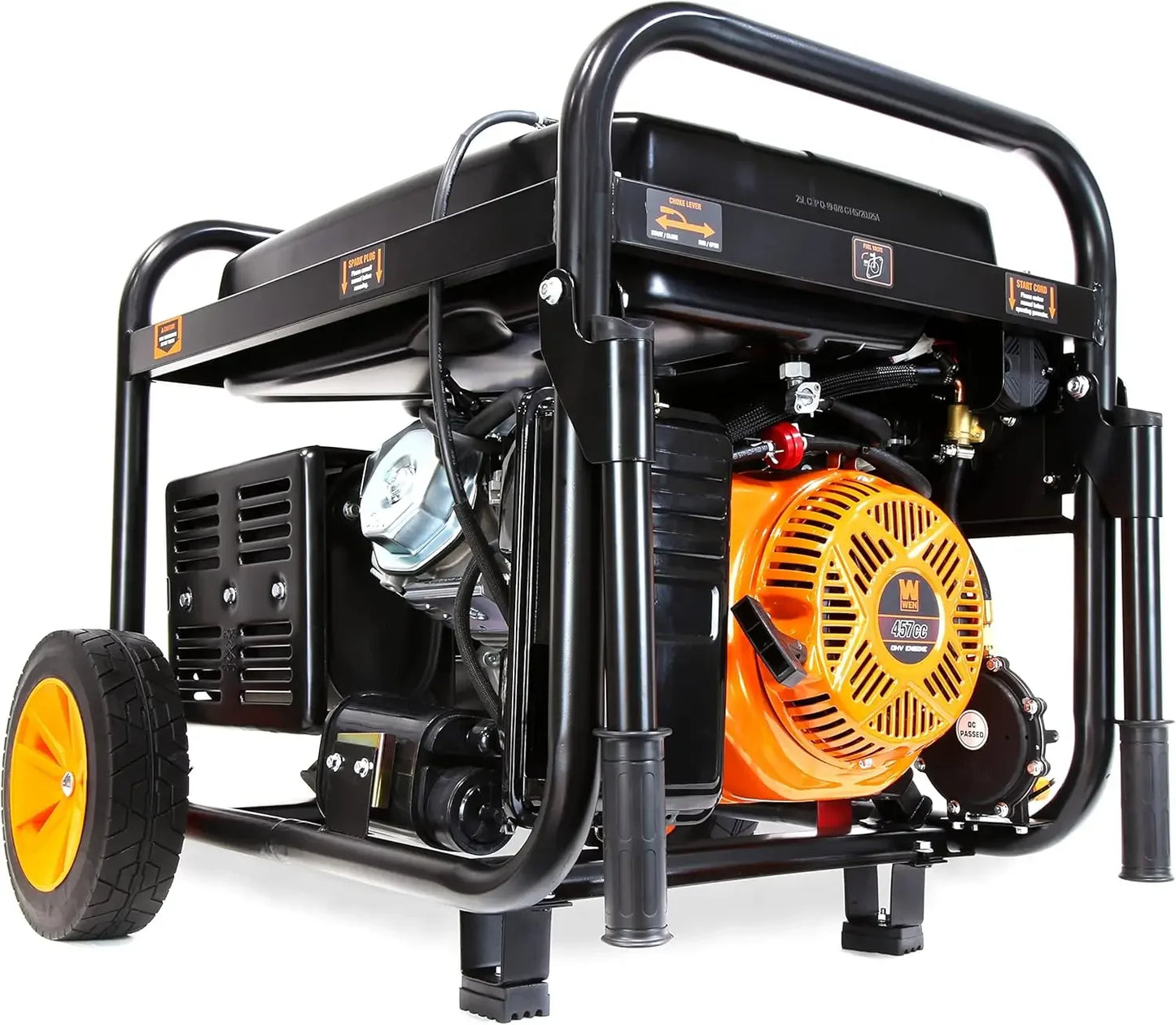 Hot-selling DF1100X 11000-Watt Electric Start Portable Generator with Wheel Kit and CO Shutdown Sensor, Black