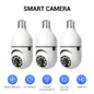 Ease Life APP-Light Bulb Security Cameras Outdoor Wireless WiFi Camera 5GHz, 360 Degree, E27 Light Socket Screw In Securi