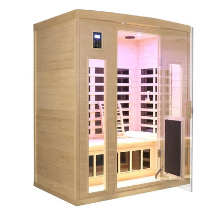 Low EMF 3-Person Far Infrared Sauna Room – Enhanced Relaxation and Detoxification Experience