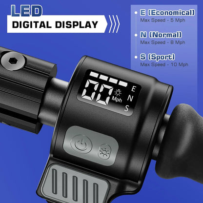 Kids Electric Scooter for Ages 6-14,150W Motor,4 Adjustable Height&Speed,LED Display&Colorful Lights,Best Gifts for Girls&Boys