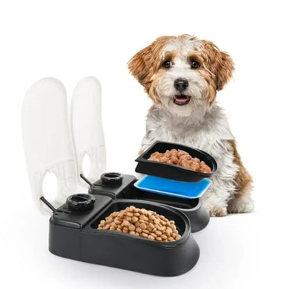 Automatic Cat and Dog Feeder with 1.5Cup Capacity for Scheduled Meals or Treats 48Hour Timer Functionality Ideal for Daily Feed