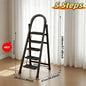 durable 3-4-5 step folding ladder with anti slip pedals,lightweight, industrial grade,space saving,high-capacity