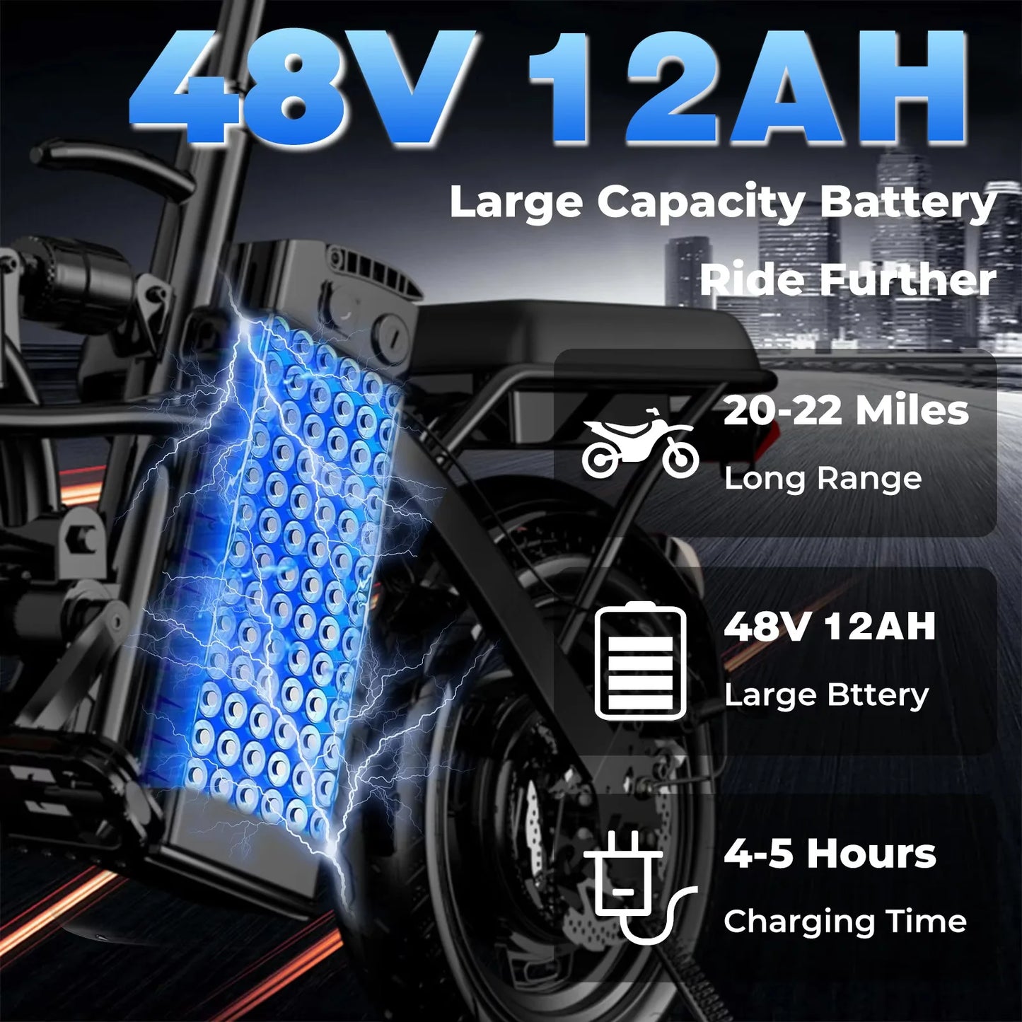 LELEKUAI 500W Adult Electric Bike, 20 MPH, 48V 10.4Ah Removable Battery, 14 Inch Folding Electric Bike, Multi-Shock Absorption