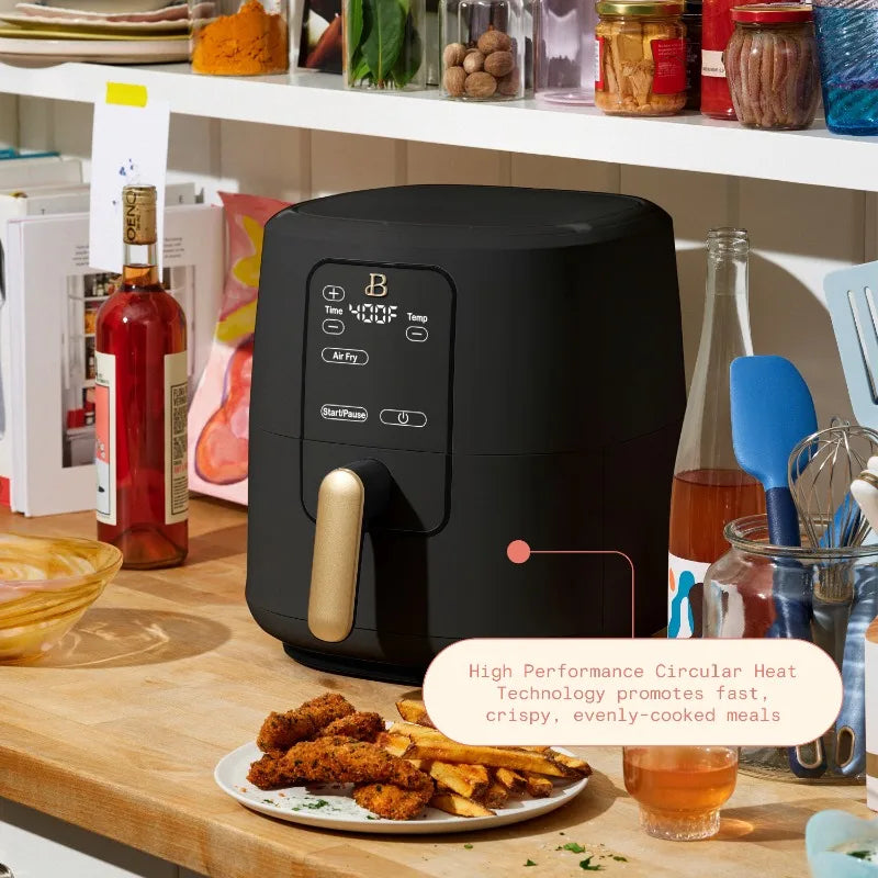 6 Qt Air Fryer with TurboCrisp Technology and Touch-Activated Display