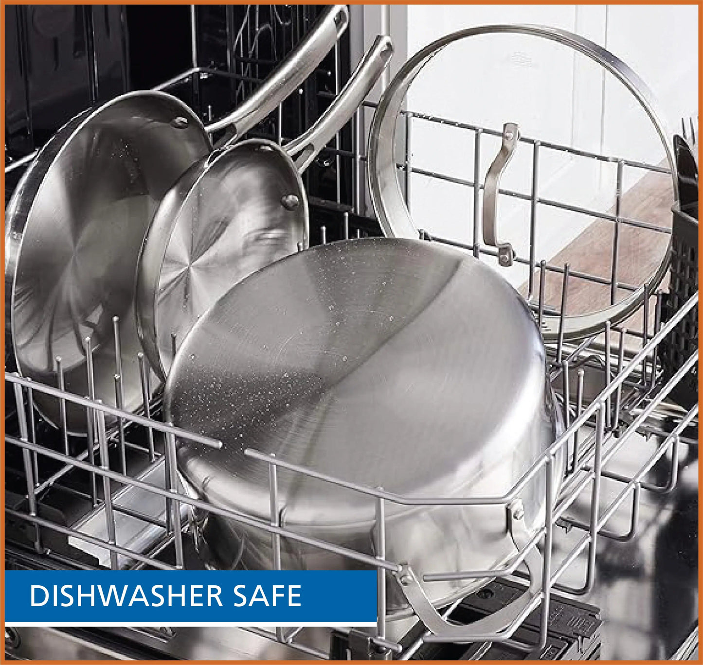 10-Piece Nonstick Stainless Steel Cookware Set for Durability and Style for Everyday Homemaking