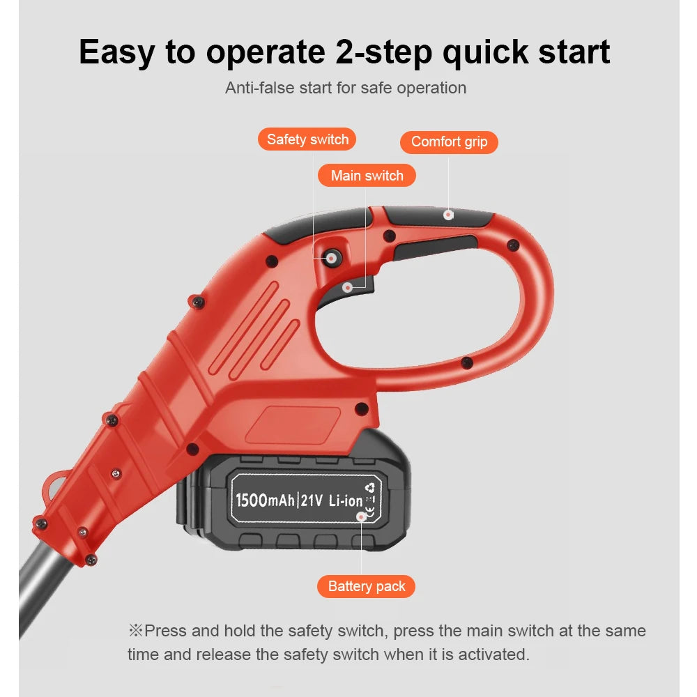 Foldable Lithium Snow Blower Cordless Snowplow Portable Hand Push Snow Clearer Small Cleaning Machine Snow Pusher