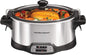 Hamilton Beach 6 Quart Programmable Slow Cooker Stainless Steel with Lock Lid & Sear-Cook Feature for Kitchen Cooking Appliances