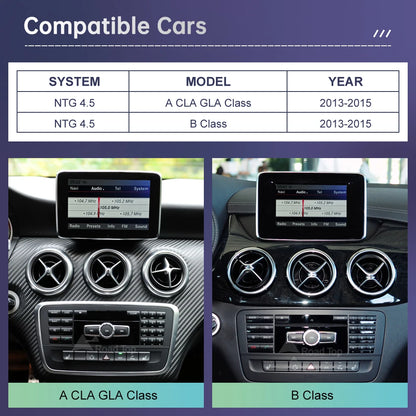 Road Top Touch Screen for Mercedes Benz B/A Class W176 CLA GLA W246 NTG4.5 Multimedia GPS With Carplay Android Auto Car Player
