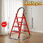 durable 3-4-5 step folding ladder with anti slip pedals,lightweight, industrial grade,space saving,high-capacity